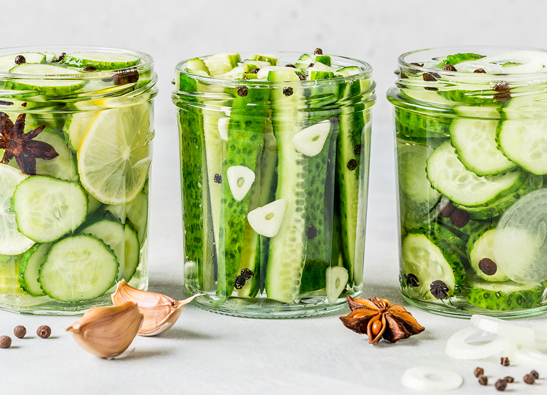 Quick Pickled Cucumbers