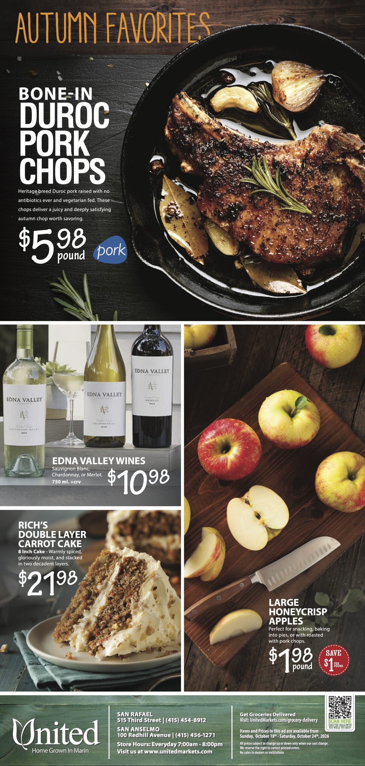 weekly in store ad Oct 24-30, 2021